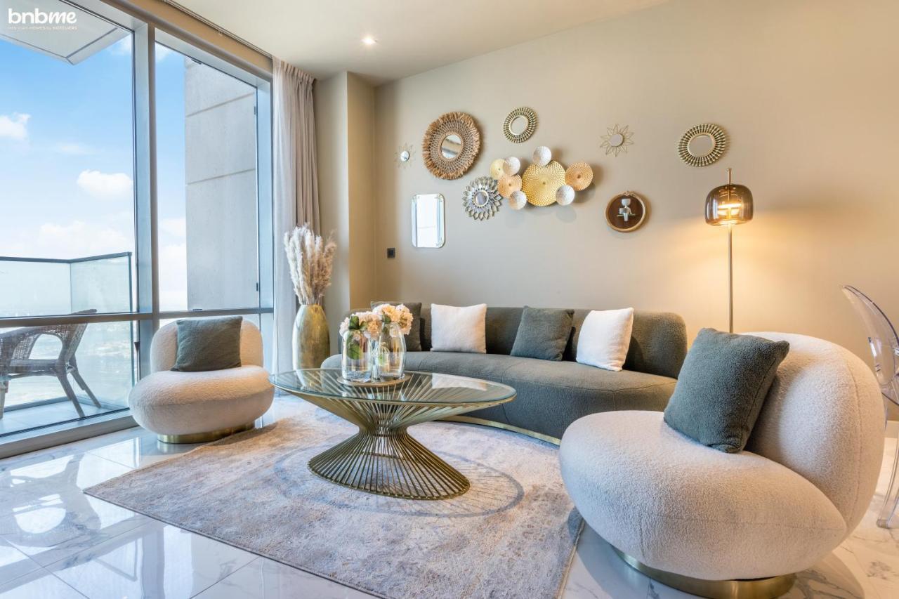 Bnbmehomes - Luxury 2B Apt - Al Habtoor - Amna Tower - 5044 Dubai Esterno foto