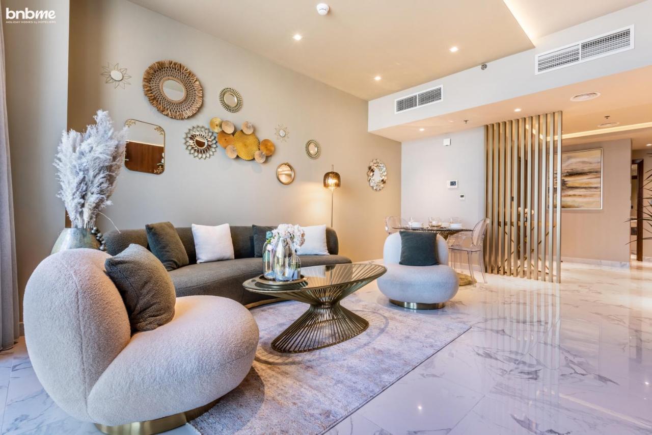 Bnbmehomes - Luxury 2B Apt - Al Habtoor - Amna Tower - 5044 Dubai Esterno foto