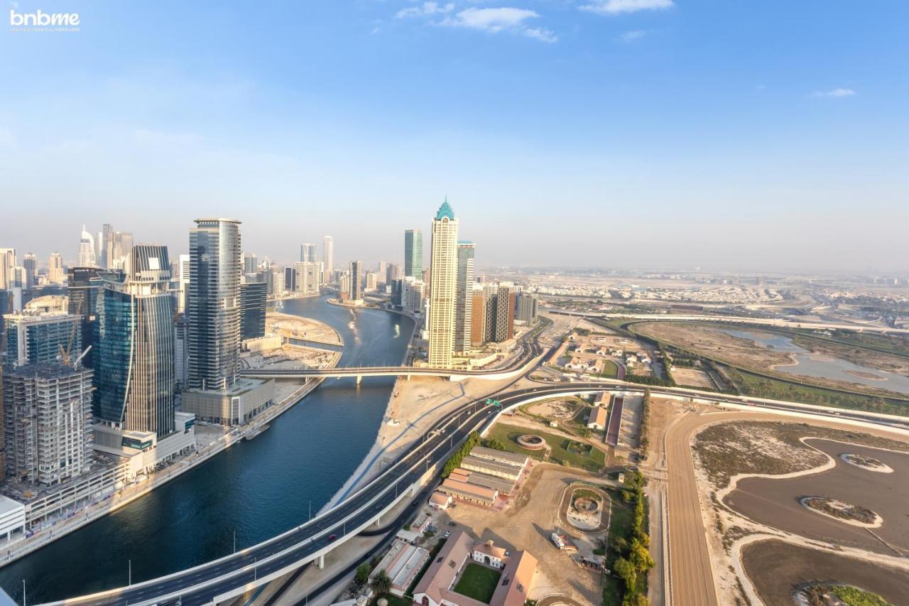 Bnbmehomes - Luxury 2B Apt - Al Habtoor - Amna Tower - 5044 Dubai Esterno foto